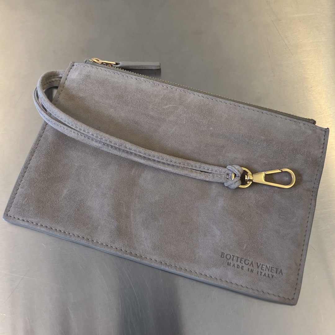 Mini Arco Intreccio Leather Tote Bag Grey